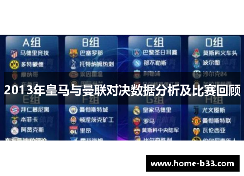 2013年皇马与曼联对决数据分析及比赛回顾